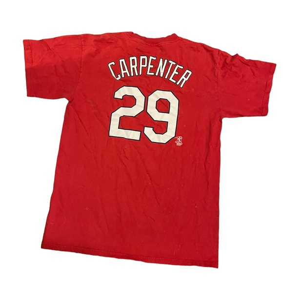 Men MLB Cardinals Red Size L Majestic Tee - Picture 2 of 4